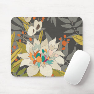 Tropical Twilight Flowers Mouse Pad