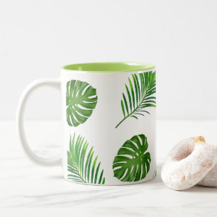 Tropical Two-Tone Coffee Mug