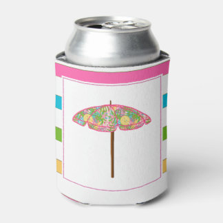 Tropical Umbrella  Can Cooler