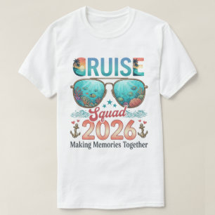 Tropical Underwater Cruise Squad 2026 T-Shirt