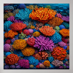 Tropical Underwater Home Decor Print