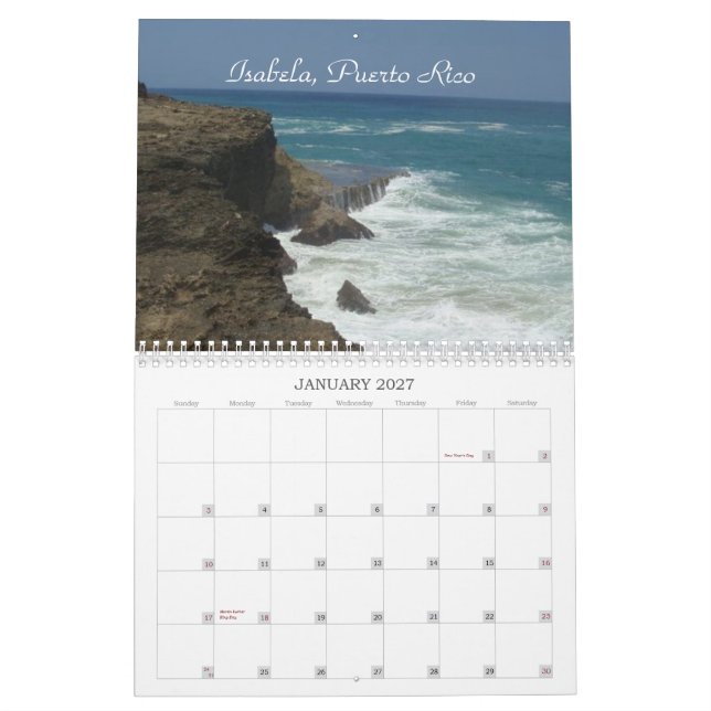 Tropical Vacation 2008 Dreams Calendar (Jan 2027)
