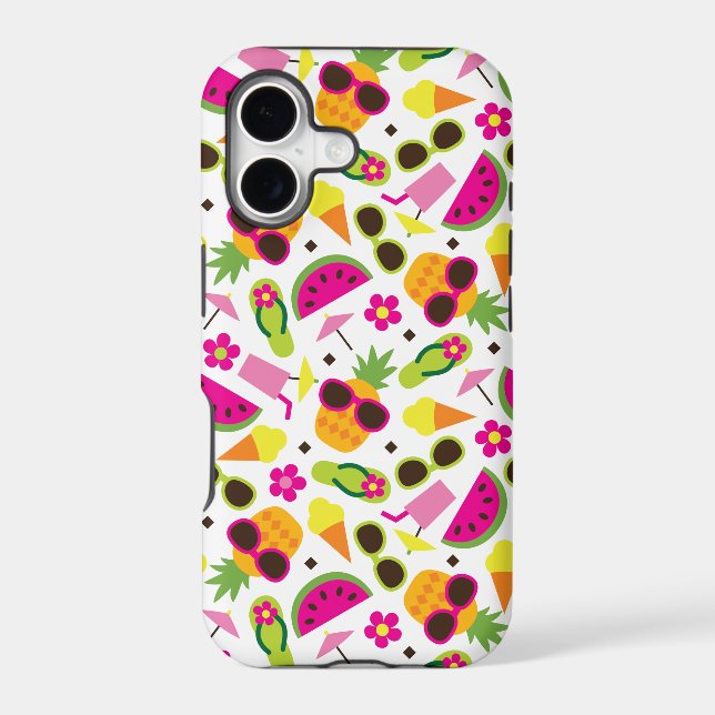 Tropical Vacation Seamless Pattern (Back)