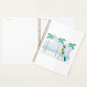 Tropical Vacation Traveller Fun Beach Travel  Planner