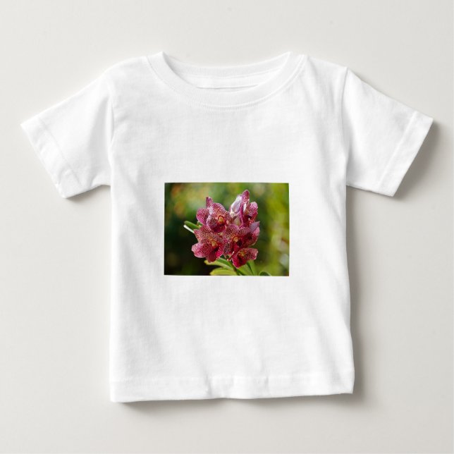 Tropical Vanda Orchid Cluster Baby T-Shirt (Front)