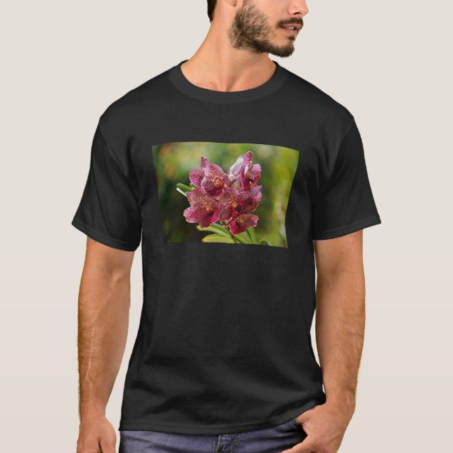 Tropical Vanda Orchid Cluster T-Shirt (Front)