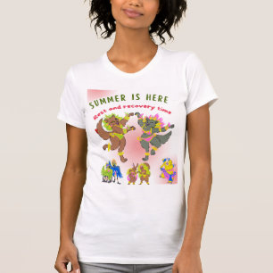 🌴🌞 Tropical Vibes and Fun Creatures for Summer J T-Shirt