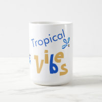 Tropical Vibes Blue & Yellow
