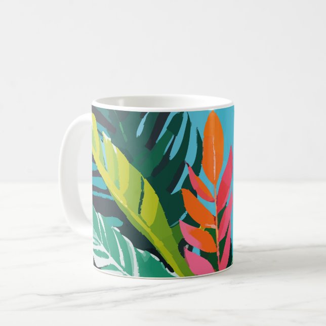 Tropical Vibes Coffee Mug (Front Left)