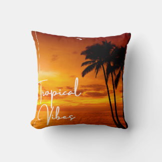 Tropical Vibes Double-Sided Cushion