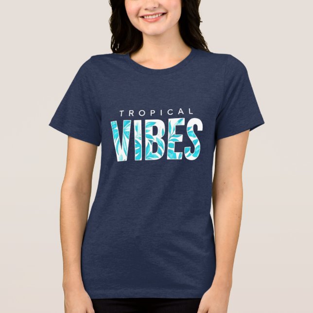 Tropical Vibes – Island Style Tee (Front)