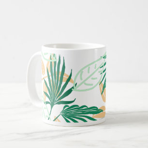 Tropical Vibes Leaves Plants Coffee Mug