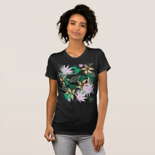 Tropical Vibes Leaves Plants T-Shirt
