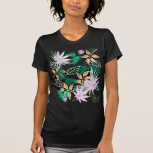 Tropical Vibes Leaves Plants T-Shirt
