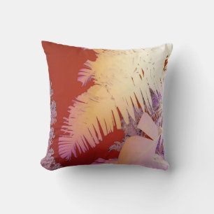 Tropical Vibes Palm Trees Cushion Throw Pillow