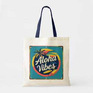 Tropical Vibes Surfing Tote Bag