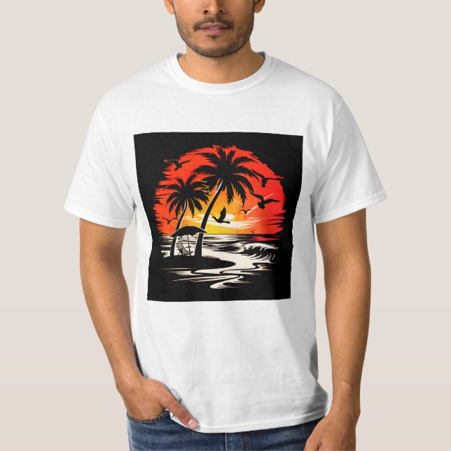 Tropical Vibes T-Shirt (Front)