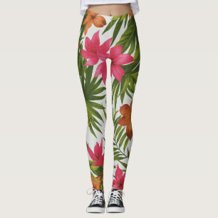 Tropical Vibrant Design Legging