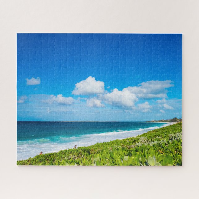 Tropical View of The Atlantic Ocean Jigsaw Puzzle (Horizontal)
