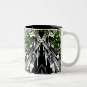 Tropical Vines Two-Tone Coffee Mug