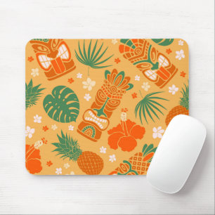 Tropical Vintage Aloha art Mouse Pad