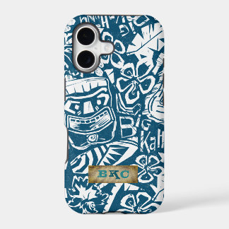 Tropical Vintage Hawaiian Tiki Surfer