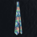 Tropical Vintage Palm Trees Tie<br><div class="desc">A cool collage of palm trees in pink,  purple,  green,  teal and turquoise,  this men's tie is a great fashion statement for the office,  a wedding or any occasion.</div>