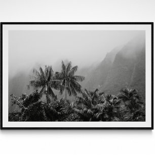 Tropical Vintage Palms Photography Print 