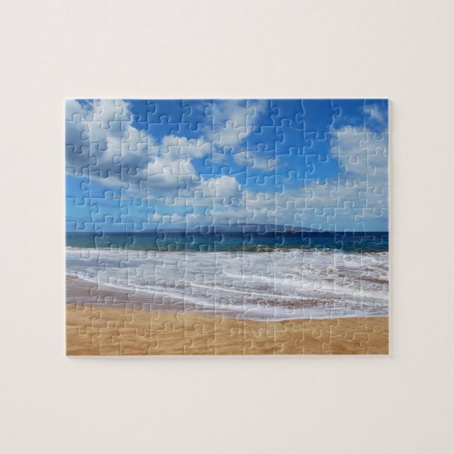 Tropical Wailea beach, Maui Hawaii Jigsaw Puzzle (Horizontal)