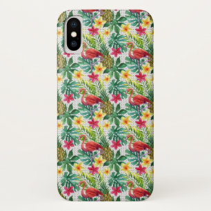 Tropical Watercolor iPhone X Case