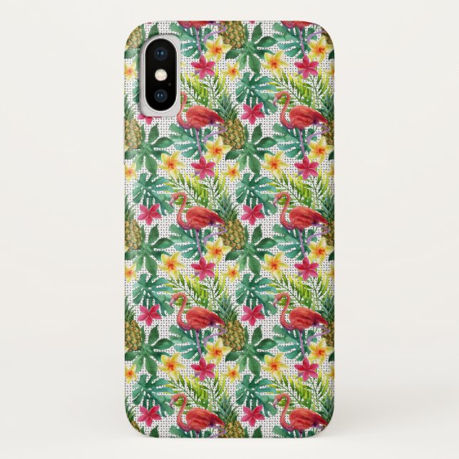 Tropical Watercolor Case-Mate iPhone Case (Back)