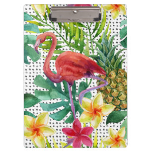 Tropical Watercolor Clipboard