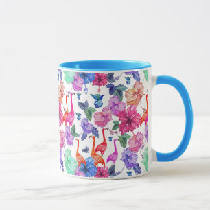 Tropical Watercolor Pattern Mug