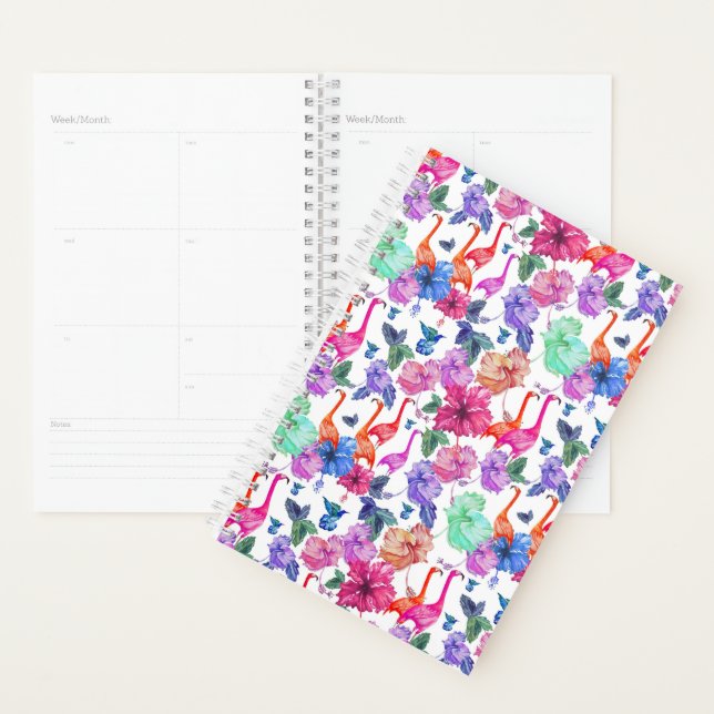 Tropical Watercolor Pattern Planner (Display)