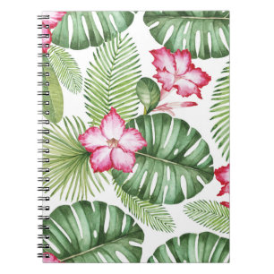 Tropical Watercolor: Seamless Pattern Notebook
