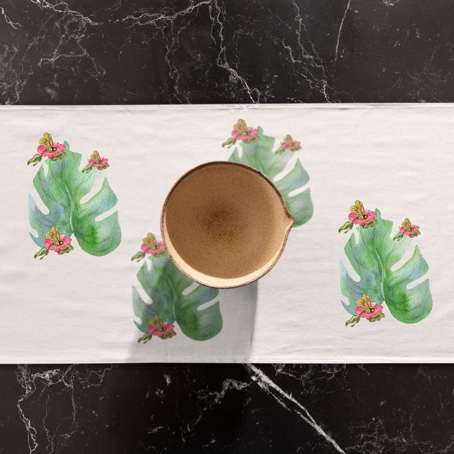 Tropical watercolor table runner  (Creator Uploaded)