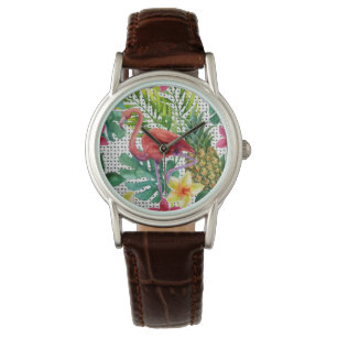 Tropical Watercolor Watch