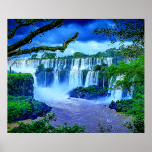 Tropical Waterfalls of The Rainforest Poster
