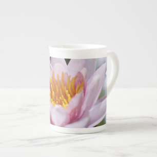 Tropical Waterlily Floral Botanical Design Bone China Mug