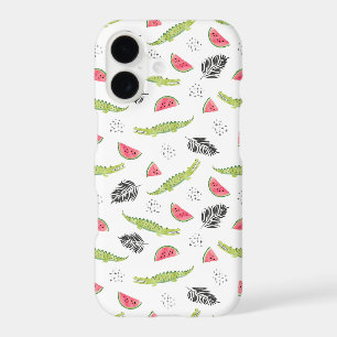 Tropical Watermelon & Crocodile Pattern