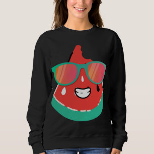 Tropical Watermelon Fruit Sunglasses for Melon Lov Sweatshirt
