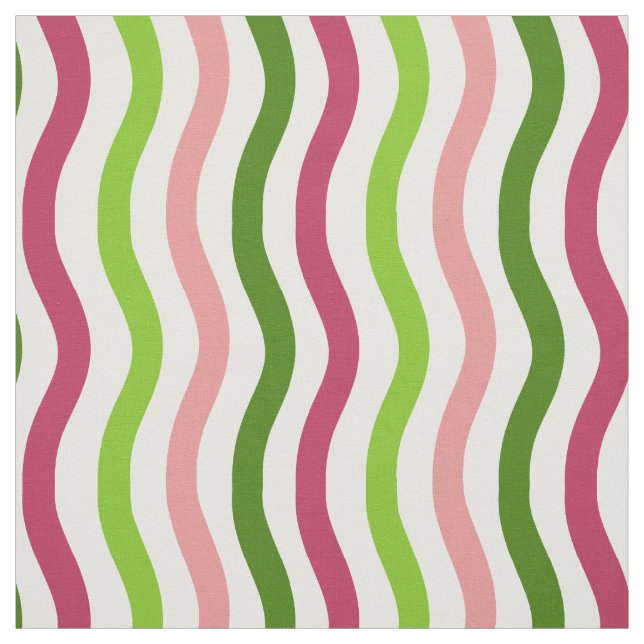 Tropical Wave Simple Pattern Fabric (Swatch)