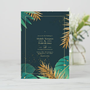 Tropical Wedding Invitation