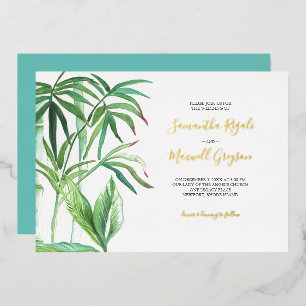 Tropical Wedding Theme Greenery