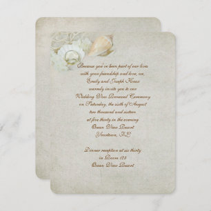 Tropical Wedding Vow Renewal Invitation