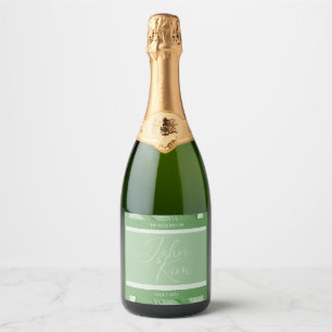 Tropical Wedding Wine Label Set