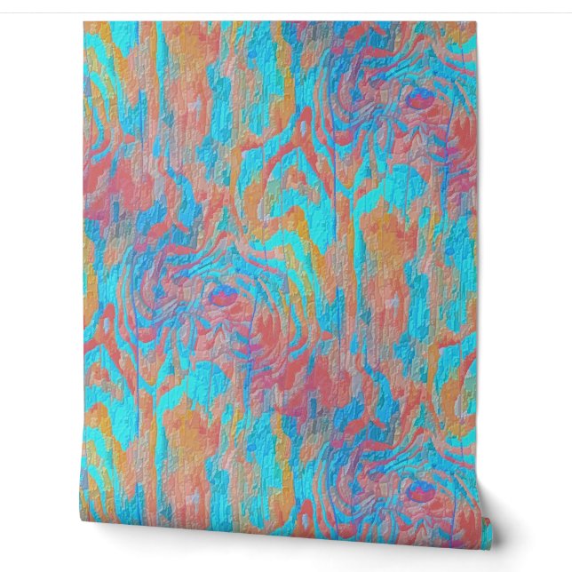 Tropical Wood Wallpaper (Unrolling)