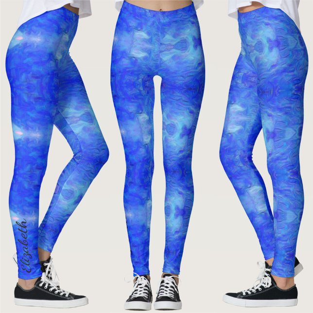 Tropical Yelapa Water Patterned 0819 Leggings (Creator Uploaded)