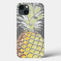 Tropical Yellow Pinneapple on Grey