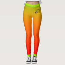 Tropical Yellow Red Gradient with Like a Boss Text